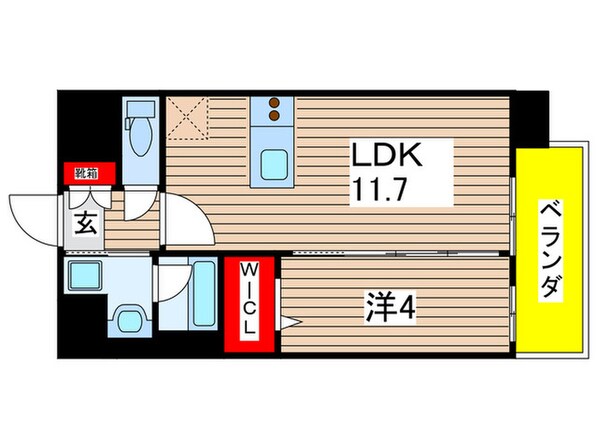 エルミタ－ジュ桜山の物件間取画像